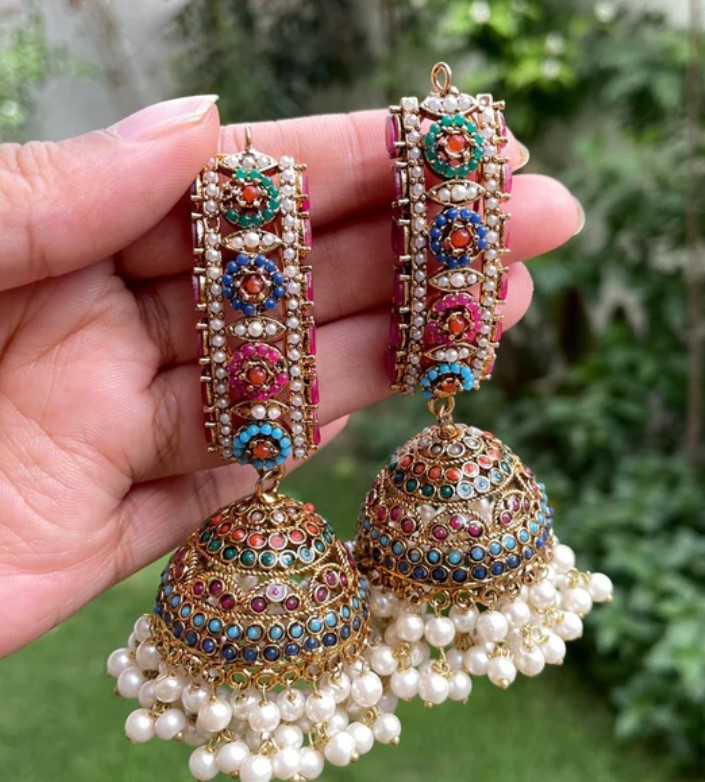 Jhumka Earrings Pakistan Collection for Weddings and Festive Wear