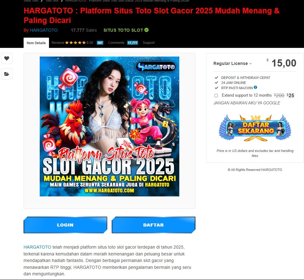 :HARGATOTO: Rekomendasi Platform Toto Slot Gacor Mudah Menang di 2025