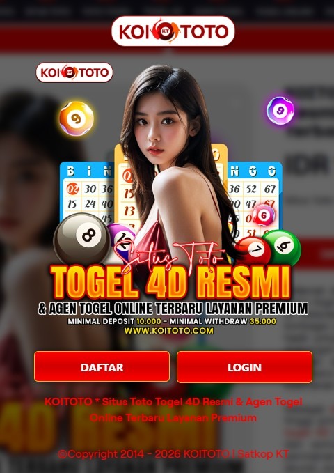 KOITOTO 2026 – Agen Toto Togel 4D Online Resmi Layanan Premium & Sistem Modern