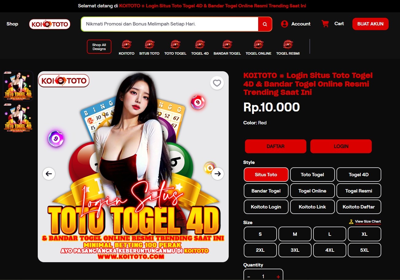 KOITOTO Situs Togel 4D: Login Mudah & Layanan Bandar Togel Online Terbaik
