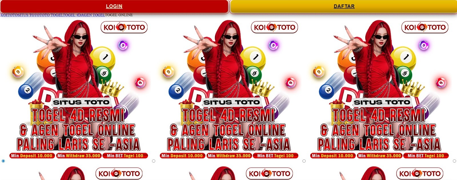 KOITOTO: Situs Toto Togel 4D Resmi dengan Pengalaman Bermain Terbaik di Asia