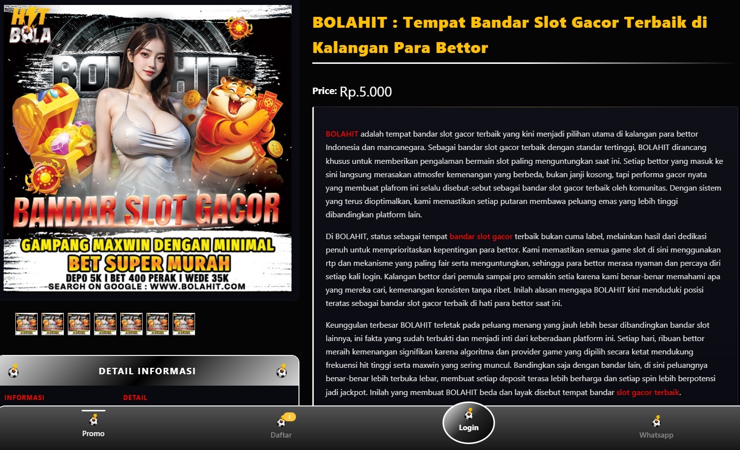 BOLAHIT – Destinasi Utama Para Bettor untuk Slot Gacor Hari Ini